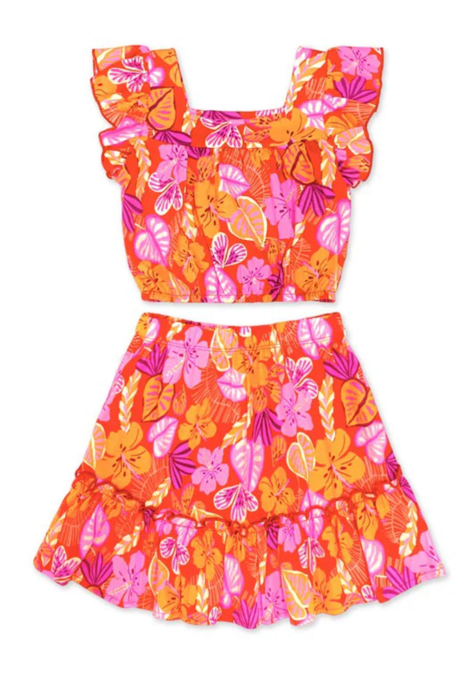 Hawaiian style two piece set